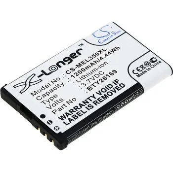 Baterie pro mobilní telefon Baterie Cameron Sino CS-MEL350XL, Li-Ion, 1200