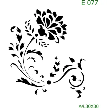 Šablona E 077 - A4 , Nelepící folie