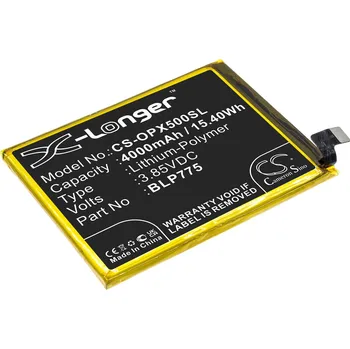 Baterie pro mobilní telefon Baterie Cameron Sino CS-OPX500SL, Li-Polymer, 4000