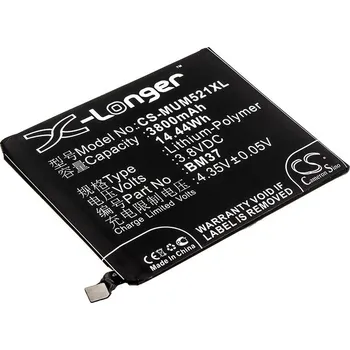 Baterie pro mobilní telefon Baterie Cameron Sino CS-MUM521XL, Li-Polymer, 3800