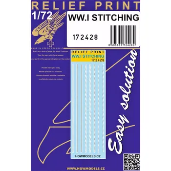 Plastikový model HGW 1/72 WWI Stitching (relief print)