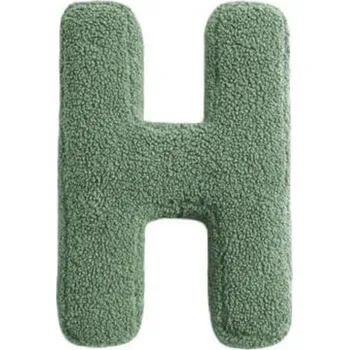 MEALINI Plyšové písmeno Zelené H