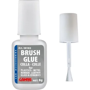 Průmyslové lepidlo LAMPA Super Glue with brush - Sekundové lepidlo se štětečkem 8 g