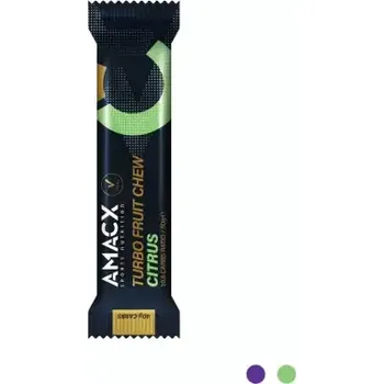 Amacx Turbo Fruit Chew energetická žvýkačka 50 g Citrus