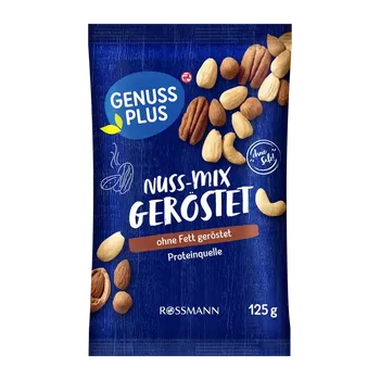 GENUSS PLUS Směs pražených skořápkových plodů 125 g