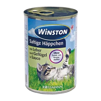 Krmivo pro kočku Winston Konzerva pro kočky drůbež + játra 400 g