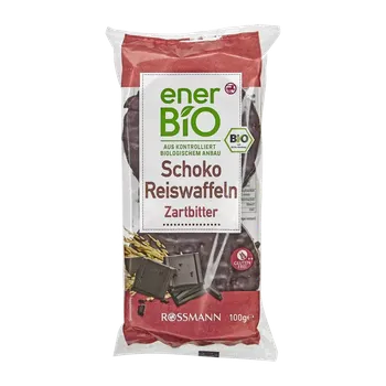 Rýžový chlebíček enerBiO Rýžové chlebíčky v hořké čokoládě 100 g