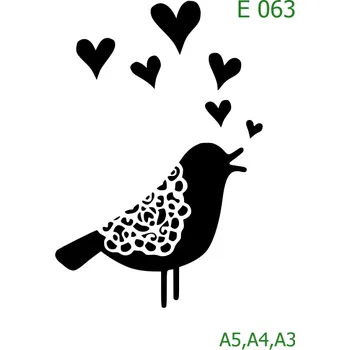 Šablona E 063 - A4 , Lepící fólie