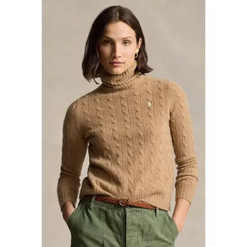 Pánský svetr Vlněný svetr Polo Ralph Lauren 211888686 béžová 80X, vel. M