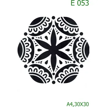 Šablona E 053 - 30 x 30 cm , Lepící fólie
