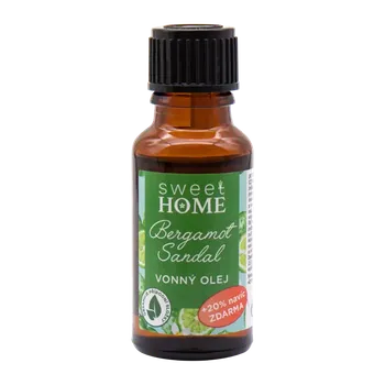 Sweet Home Vonný olej bergamot-sandal Bergamot a sandal 18 ml