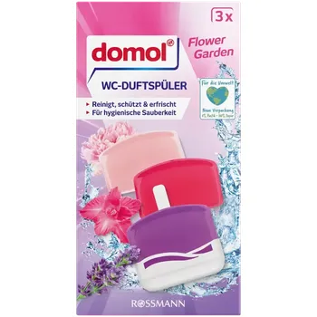 WC čistič Domol WC blok květinová zahrada mix vůní 165 ml