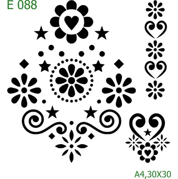 Šablona E 088 - A4 , Lepící fólie