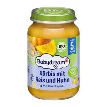 Babydream BIO Příkrm tykev, rýže a kuře 190 g