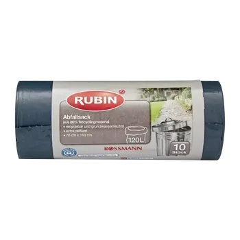 Pytle na odpadky RUBIN Pytle na odpadky recyklované 120 l 10 ks