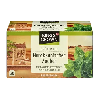 Čaj King's Crown Směs zeleného čaje s mátou 30 g