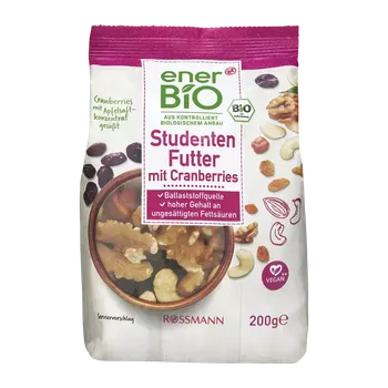 enerBiO Studentská směs s brusinkami 200 g