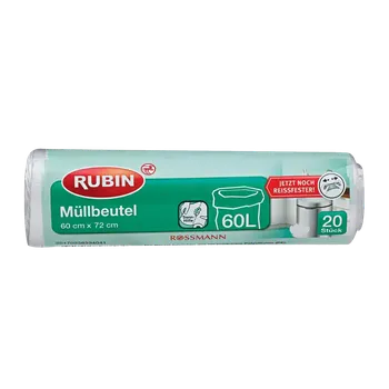 Pytle na odpadky RUBIN Pytle na odpadky 60 l 20 ks