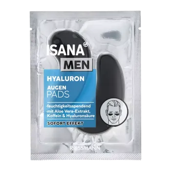 Péče o oční okolí ISANA Men Hydrogelové oční polštářky Hyaluron Power
