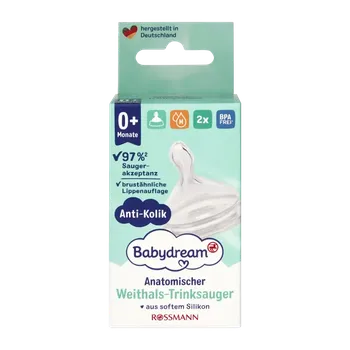 Savička Babydream Savička silikonová anatomická 2 ks