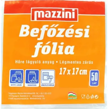 Zavařovací pomůcka Fólie zavařovací 17x17cm 50ks MAZZINI