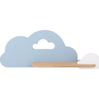 Dětské svítidlo LED Dětské nástěnné svítidlo s poličkou CLOUD LED/5W/230V modrá/bílá