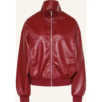 Neo Noir Dámská Kožená Bunda Chandra, tmavě červená, 40