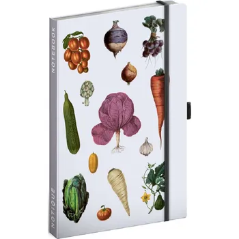 Zápisník Notes - Zelenina Kateřiny Winterové, linkovaný, 13 × 21 cm - Kateřina Winterová