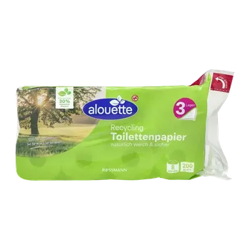 Toaletní papír alouette Toaletní papír recyklovaný 3vrstvý 200 m