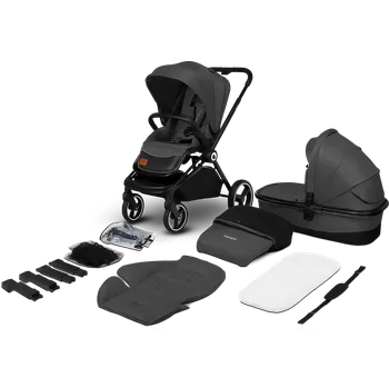 Kočárek Kočárek Lionelo Mika 2 in 1 Grey Graphite