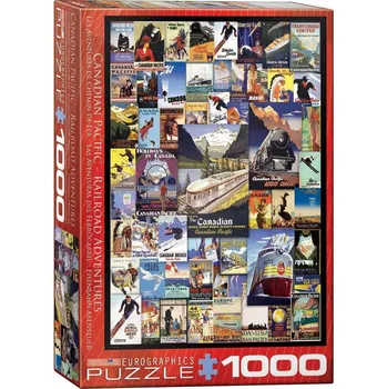 Puzzle Puzzle Eurographics Puzzle Dobrodružství na železnici 1000 dílků