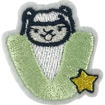 Nášivka Nažehlovací nášivka Písmeno V 3,5 cm x 3,5 cm