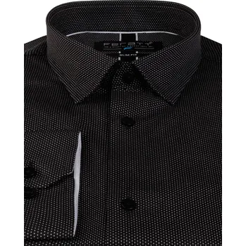 Pánská košile FERATT Pánská košile SABRIN SLIM černá Velikost: XL