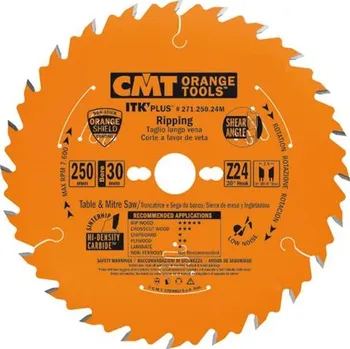 Příslušenství k pile IGM CMT C271 Ultra tenký kotouč - D300x2,6x30 Z24, C27130024M