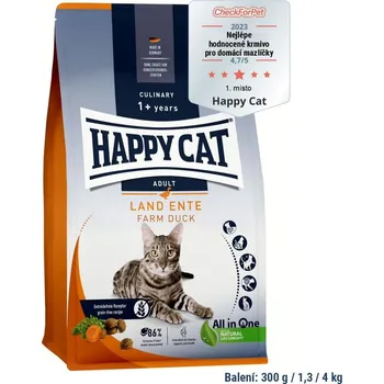 Krmivo pro kočku Happy Cat Culinary Adult Land-Ente / Kachna 300 g