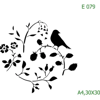 Šablona E 079 - 30 x 30 cm , Lepící fólie