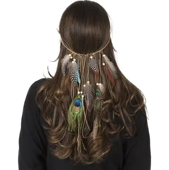 Karnevalový doplněk Indiánská čelenka na vlasy