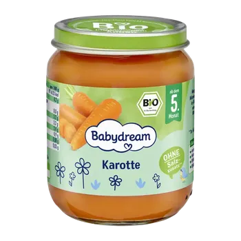 Dětská výživa Babydream BIO příkrm mrkvička 125 g