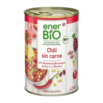 Koření enerBiO Chilli sin carne 400 g