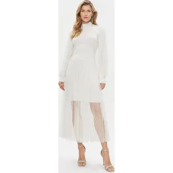 Dámské šaty TWINSET Úpletové šaty 232TT3413 Écru Regular Fit XL