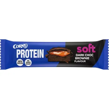 Corny Proteinová tyčinka Soft s příchutí brownie v hořké čokoládě 45 g
