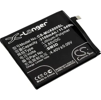 Baterie pro mobilní telefon Baterie Cameron Sino CS-MUX800SL, Li-Polymer, 3100