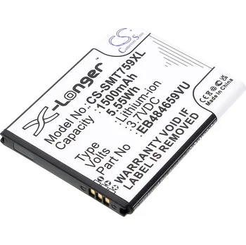 Baterie pro mobilní telefon Baterie Cameron Sino CS-SMT759XL, Li-Ion, 1500