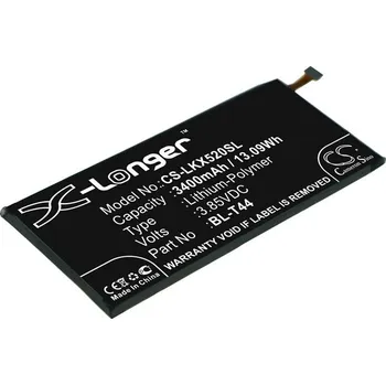 Baterie pro mobilní telefon Baterie Cameron Sino CS-LKX520SL, Li-Polymer, 3400