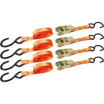 Upínací popruh IGM Silverline Popruhy s ráčnou 900kg 4m 4ks, 125-481938