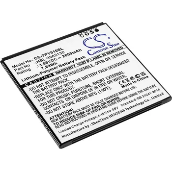 Baterie pro mobilní telefon Baterie Cameron Sino CS-TPY510SL, Li-Polymer, 2050