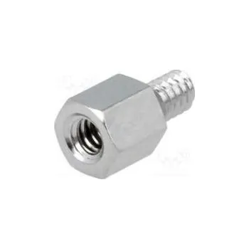 Distanční sloupek se závitem 5mm Vnit.závit UNC4-40 mosaz