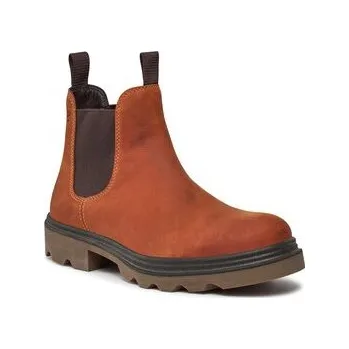 Pracovní obuv Kotníková obuv s elastickým prvkem ECCO 214704-02112_43 Hnědá 45