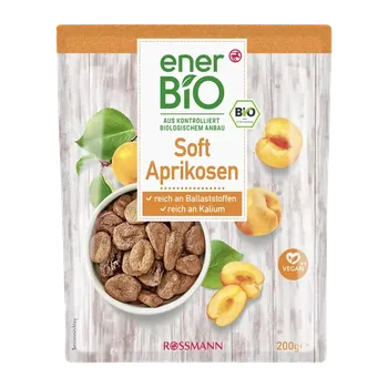 Sušené ovoce enerBiO Sušené meruňky 200 g