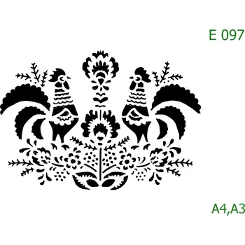 Šablona E 097 - A3 , Nelepící folie